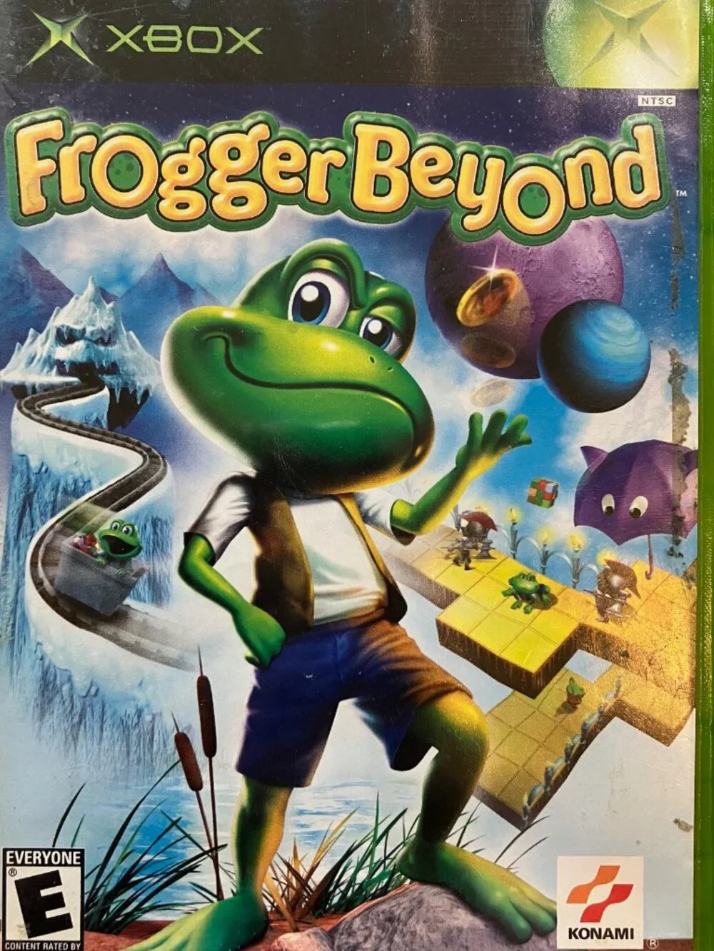 Frogger Beyond Original Xbox CIB Complete Tested Working w Manual Konami 2002